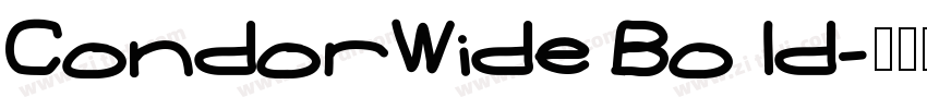 CondorWide Bold字体转换